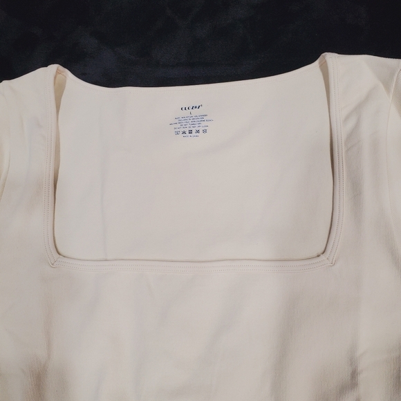 COPY - Tommy Control Shapewear Cream Long Sleeve Top - Picture 6 of 9